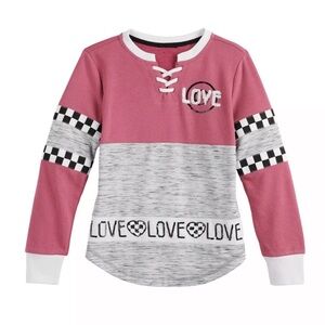 Girls' Miss Chievous Lace Up Pullovers. Small size